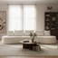 138.6' Modern Curved Modular Sectional Sofa with High-Density Fully Compressed Sponge, 2-Piece Set, Fully Assembled Left/Right Hand Facing, Perfect for Living Room, Lounge