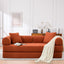Folding Sofa Bed, 63' Convertible Couch Bed with 2 Pillows, Fold Out Couch, Foam Spring Floor Mattress, Futon Couch for Living Room, Office, Apartment