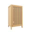 Natural Bamboo Freestanding Storage Cabinet with Door and Shelf for Bathroom, Living Room, Kitchen