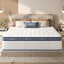 Queen Size Mattress,10 Inch Hybrid Mattress, Individually Pocketed Innerspring, Medium Firm