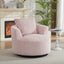 Compressible 360° Swivel Accent Chair,- Modern Comfort Seating for Living Room,Office,Apartment