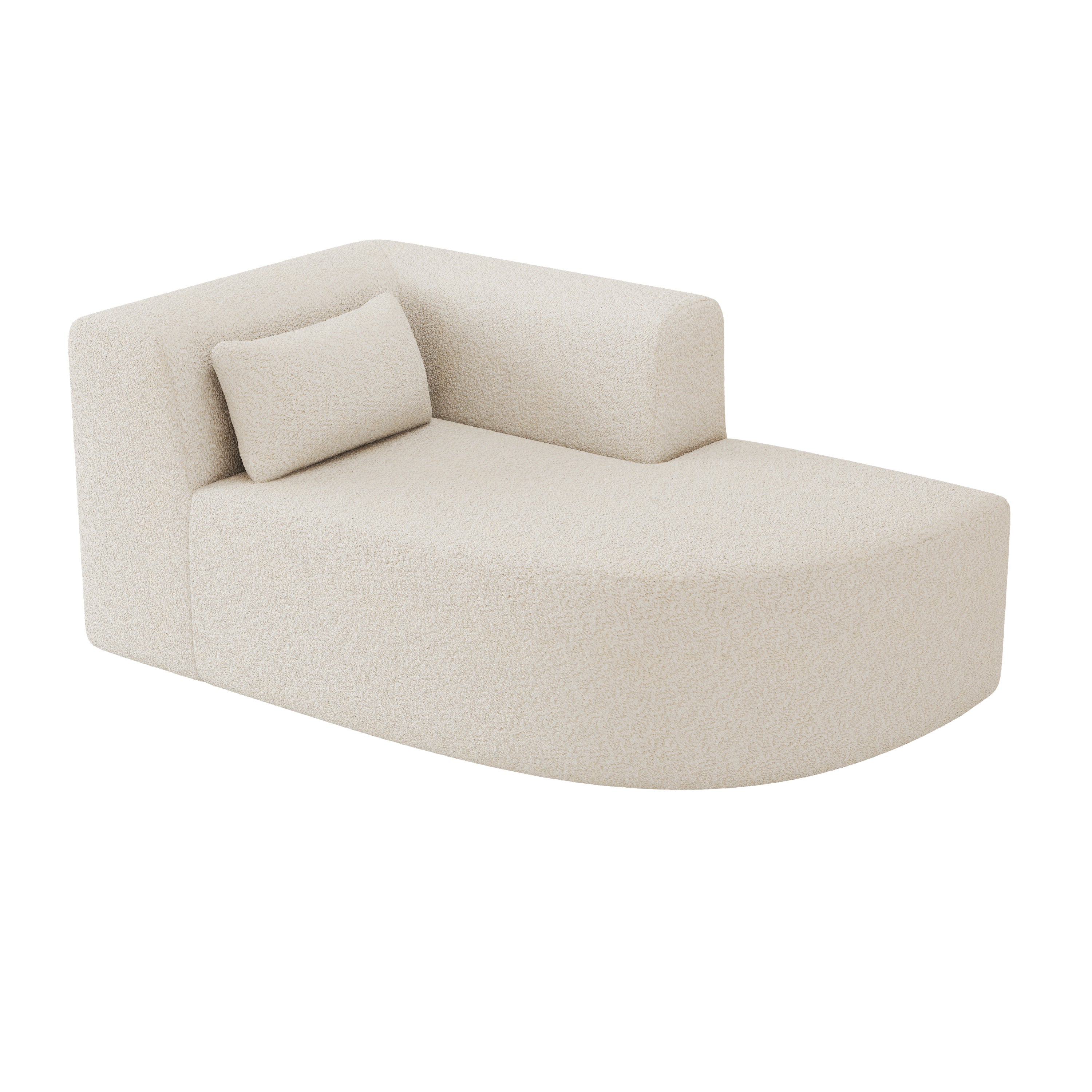 Upholstered Sofa Sofa Couch with Back Pillow for Living Room, Beige Main image