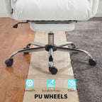 30.3" High-Back Reclining Office Chair with Foldable Backrest and Retractable Footrest