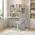 Adjustable Kids Study Desk and Chair Set with 45° Tilting Desktop