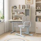 Adjustable Kids Study Desk and Chair Set with 45° Tilting Desktop