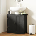 Under-Sink Bathroom Cabinet with Adjustable Shelf and Double Doors