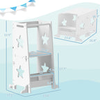 2-in-1 Toddler Learning Tower and Table Set