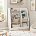 31.5" Kids Bookshelf and Toy Storage Organizer with 4-Tier Book Rack