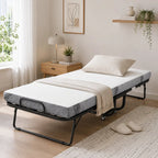 79" Long Twin Folding Bed with 4" Foam Mattress