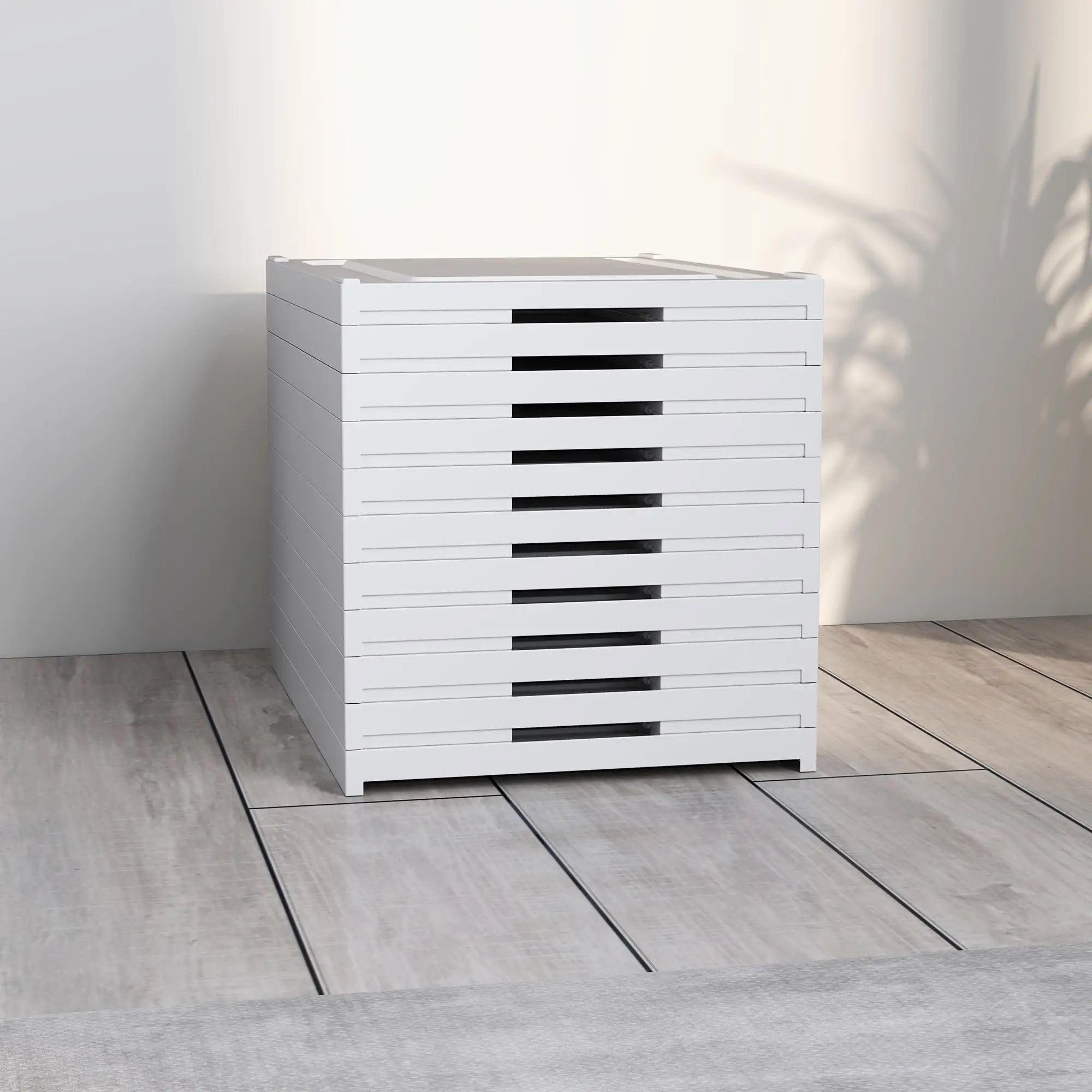 10-Pack Foldable Stackable Shoe Storage Boxes with Clear Drop-Front Doors, Fits Up to Men’s Size 10