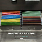 28.25" Lockable 2-Drawer Lateral File Cabinet with Hanging Bars and Two Keys