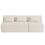 Upholstered Sofa Sofa Couch with Back Pillow for Living Room, Beige