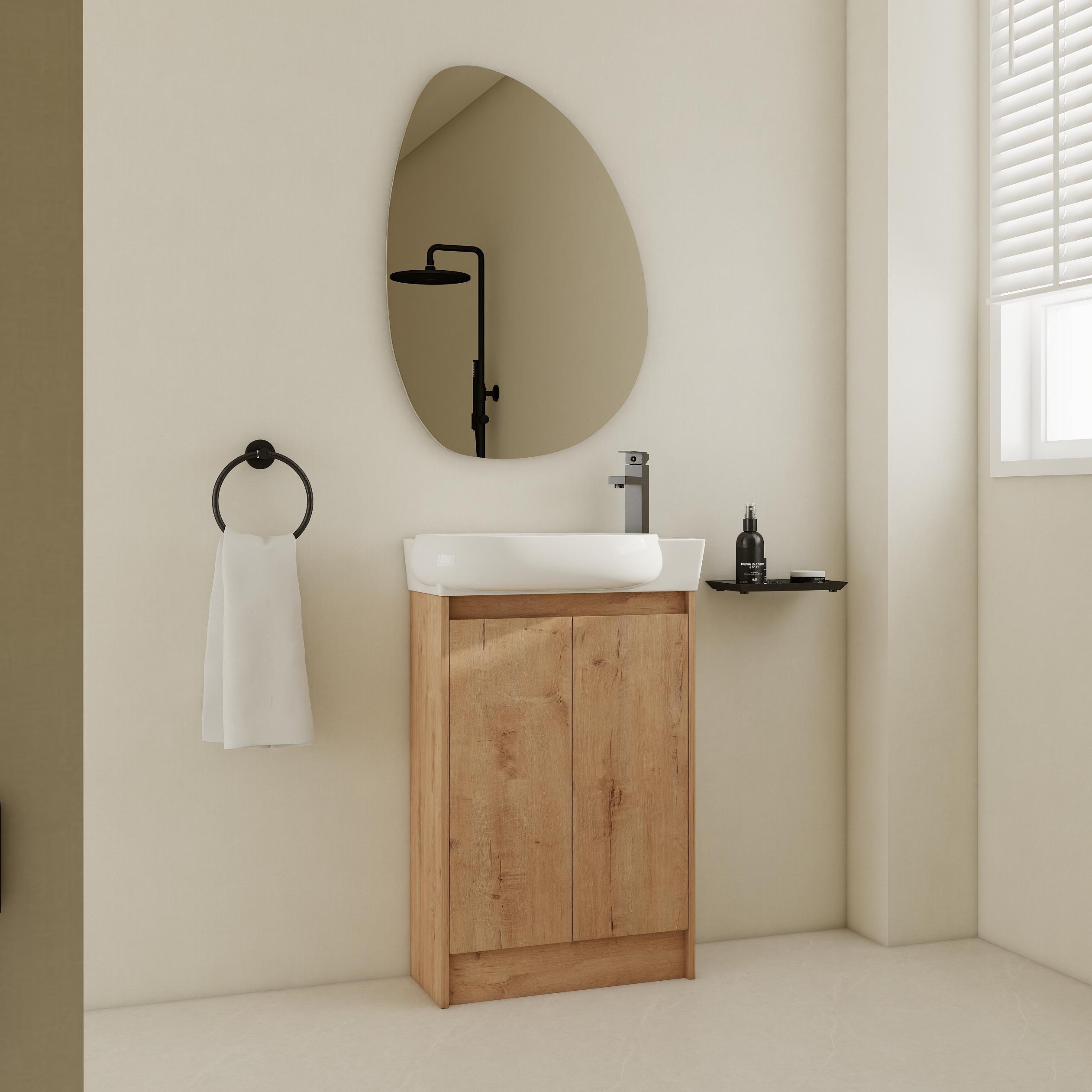 23' Freestanding Bathroom Vanity with Sink, Soft Close Doors Main image