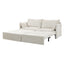 73.6inch Pull Out Sofa Bed,3-in-1 corduroy Convertible Sleeper Sofa Couch,Side Storage,and USB/C-TYPE Charging Ports Chair for Living Room,Bedroom,Apartment