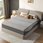 King Size Mattress,14 Inch Memory Foam Mattress, Fiberglass Free, Medium Feel, Breathable Cooling Layers, Certified Safe Materials