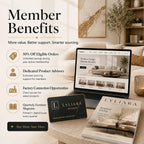 Membership benefit kit with Lyliara member card and printed brochures