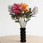 Lyliara Single Bloom Faux Dahlia