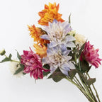 Lyliara Single Bloom Faux Dahlia