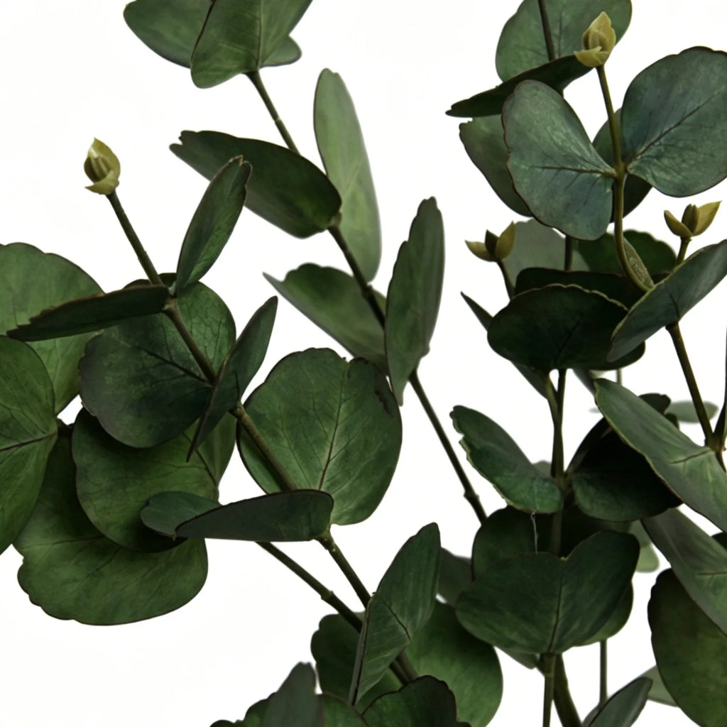 Lyliara Single Bloom Faux Eucalyptus