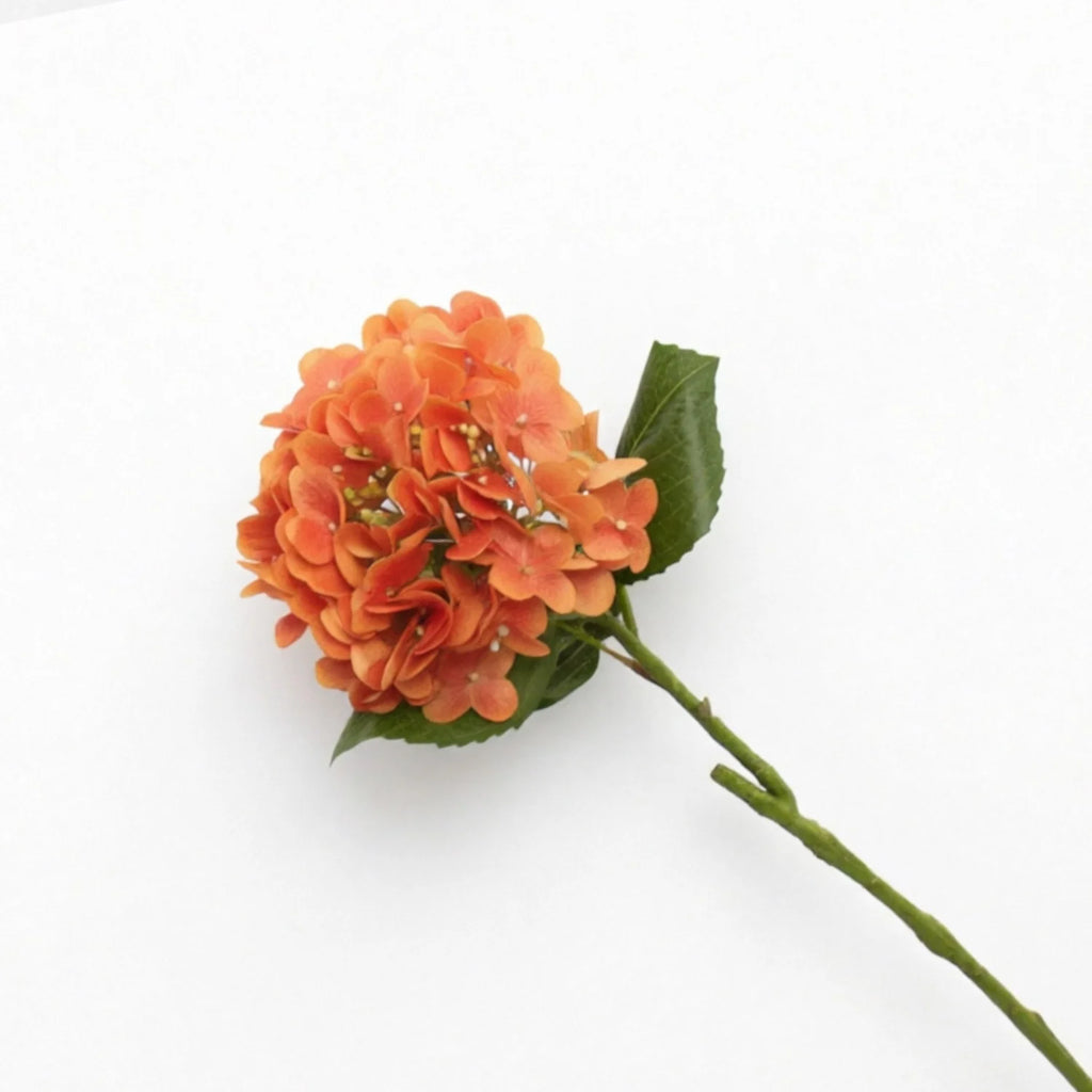 Lyliara Single Bloom Faux Hydrangea