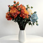 Lyliara Single Bloom Faux Peony