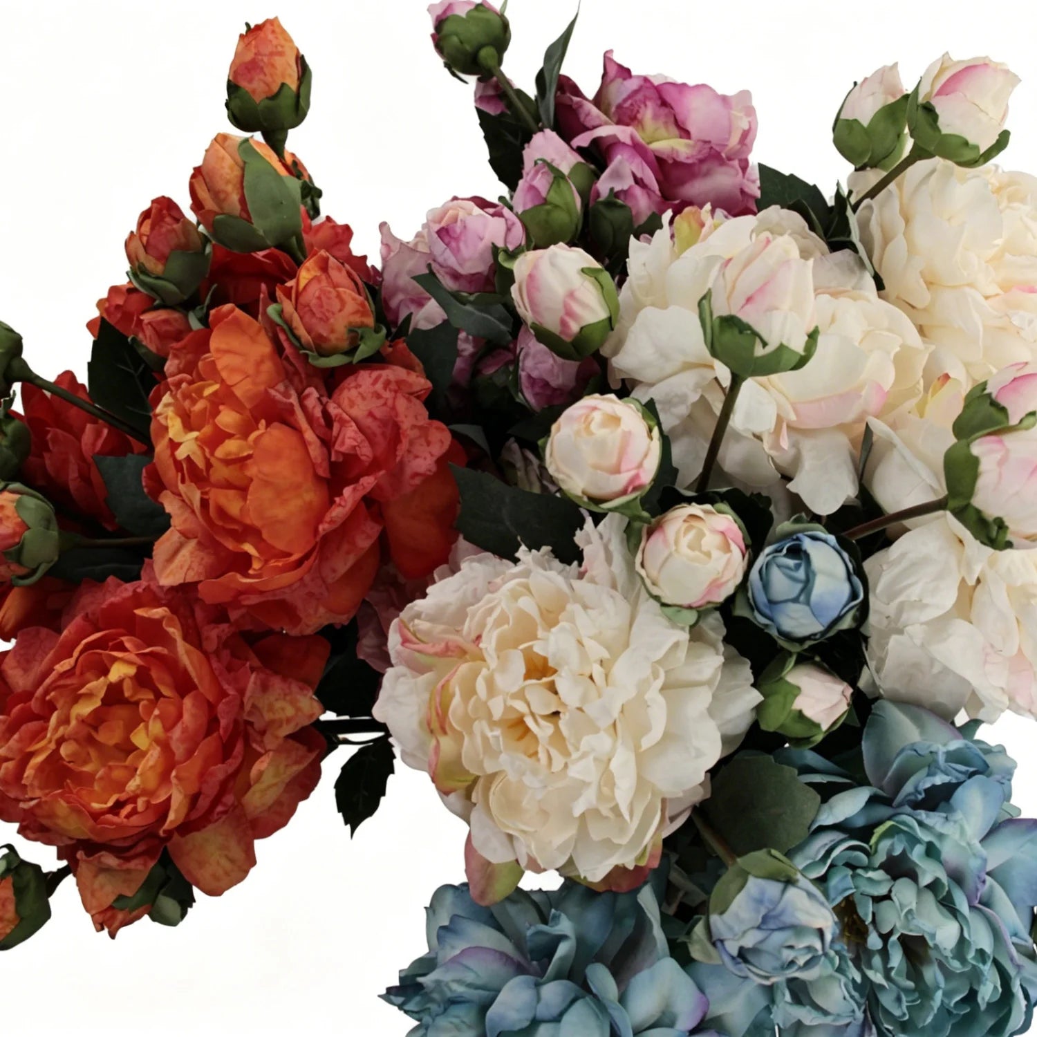 Lyliara Single Bloom Faux Peony Secondary image