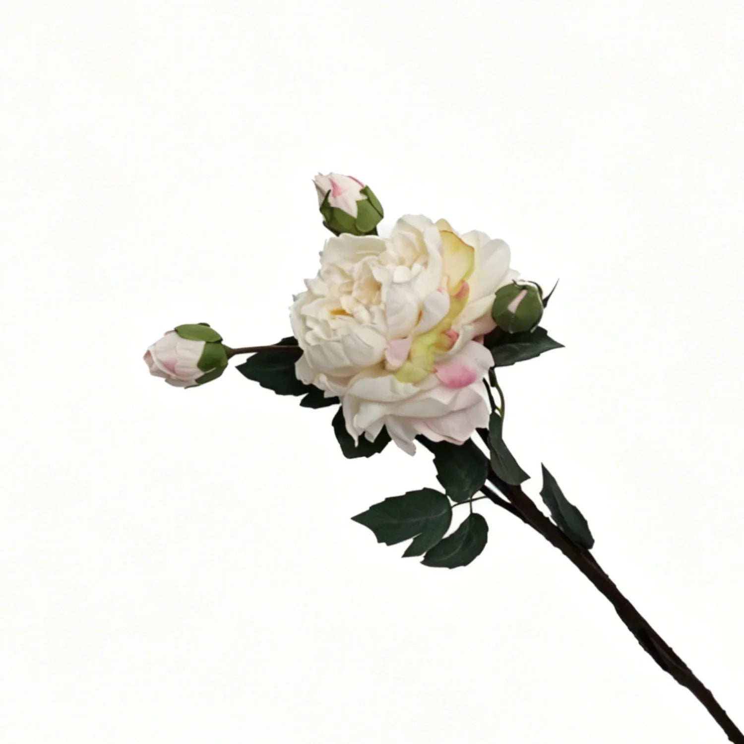 Lyliara Single Bloom Faux Peony